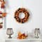 19" Shatterproof Jack-o-lantern Halloween Ornament Wreath